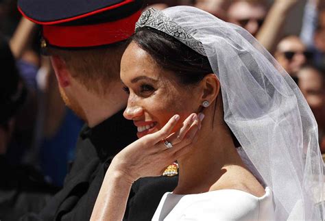 cartier earrings meghan markle wedding.